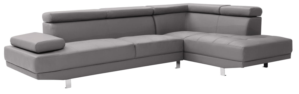 Comfort Stationary Sectional with Adjustable Features - Multiple Colors