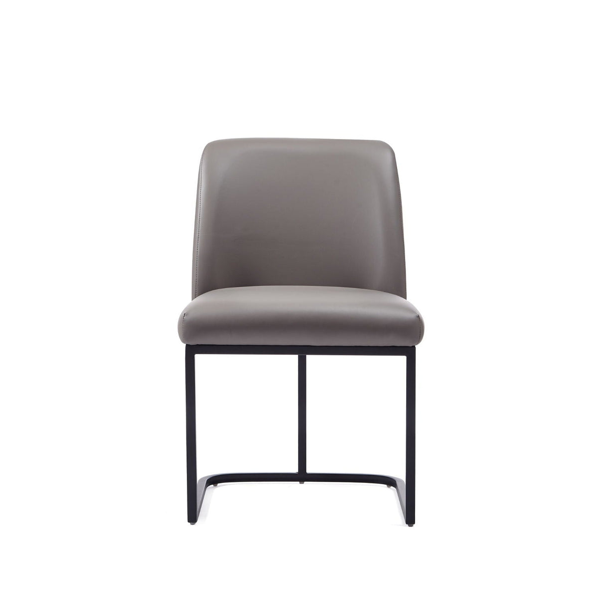 Serena Dining Chair with Geometric Metal Base - Available in Multiple Colors
