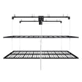 Overhead Garage Storage Rack with Crank System - Black or White