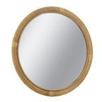Woven Rattan Decorative Round Mirror