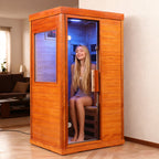 Far Infrared Sauna Room with Low EMF Technology - Solid Wood