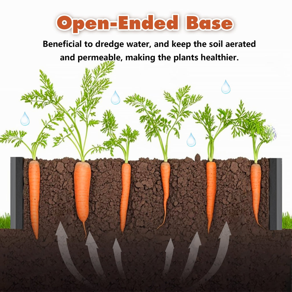 Galvanized Raised Garden Bed with Durable Metal Construction - Outdoor