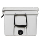 110 Quart Heavy-Duty Cooler with 2.4" Foam Insulation - White