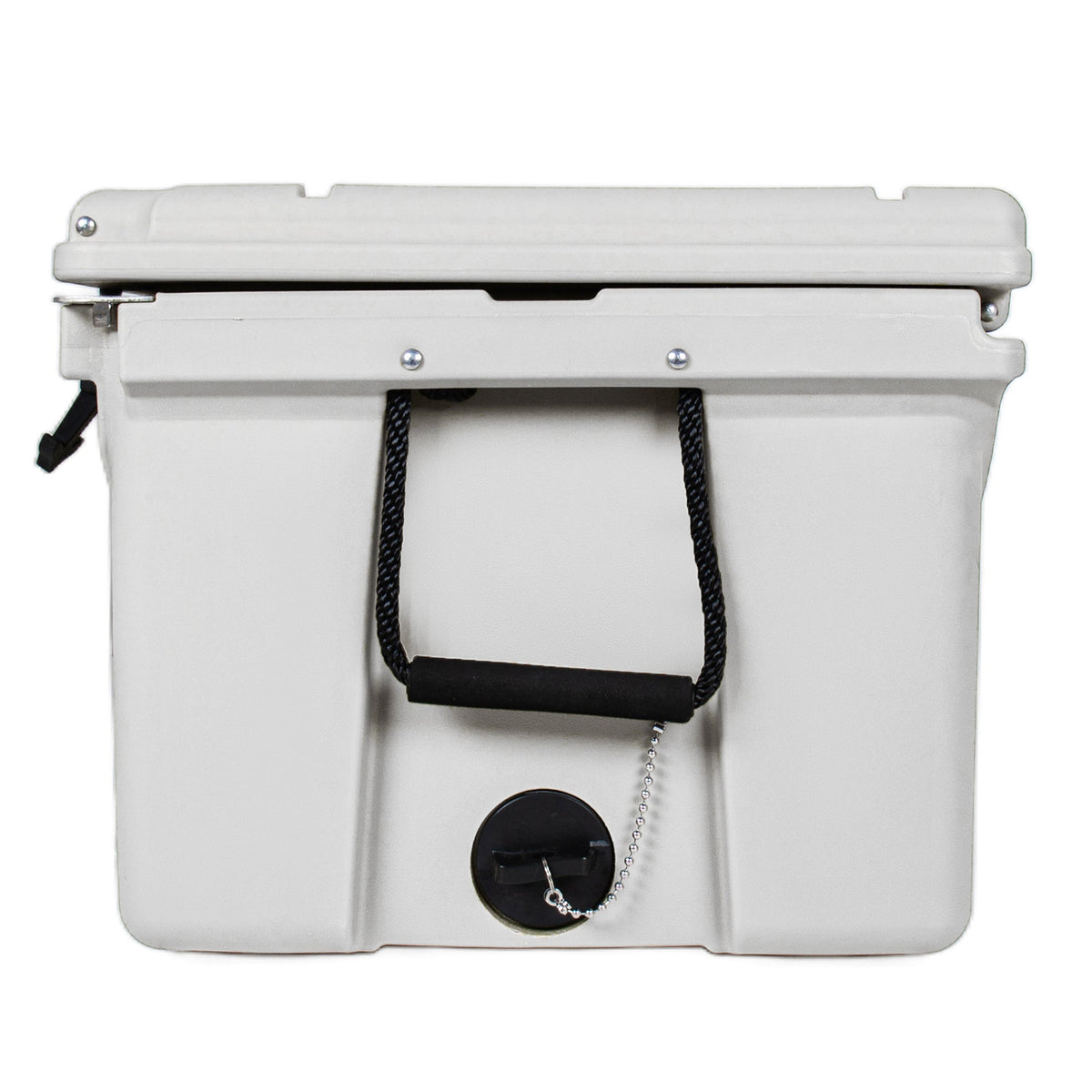 110 Quart Heavy-Duty Cooler with 2.4" Foam Insulation - White