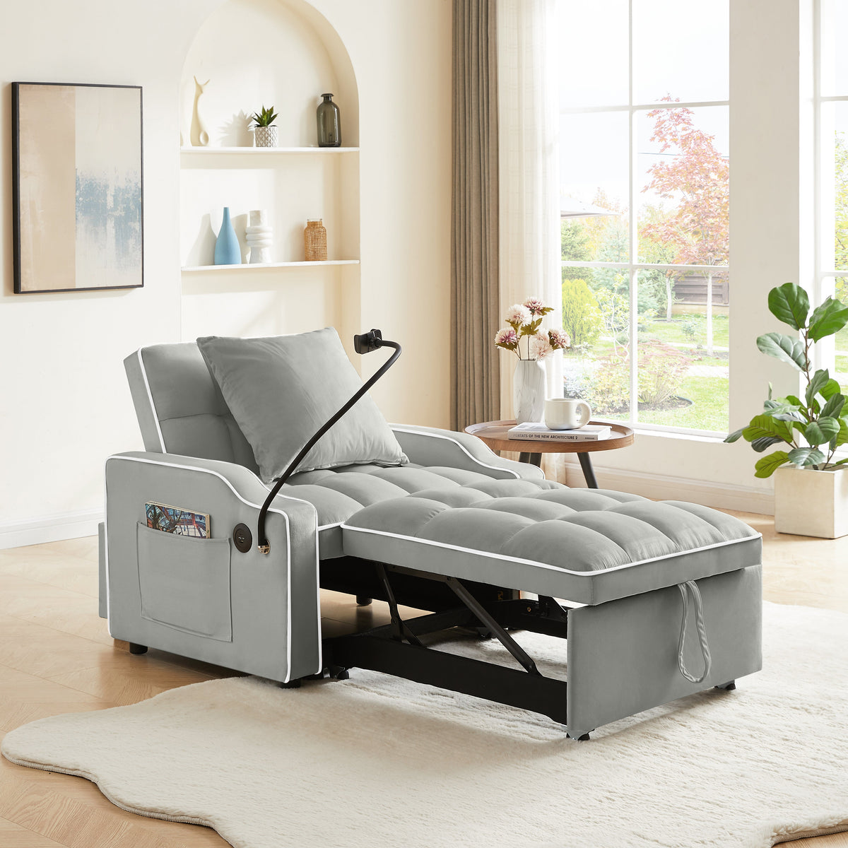 3-in-1 Convertible Sleeper Sofa Chair