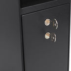 Dual Key Depository Safe with Anti-Fishing Baffle - Black