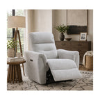 Gray Power Motion Recliner with USB Port - Adjustable Comfort