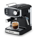 20 Bar Espresso Machine with Semi-Automatic Control - Black or Blue