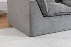 Cloud Couch Oversized Modular Sectional Sofa with Modular Design - Antique Grey