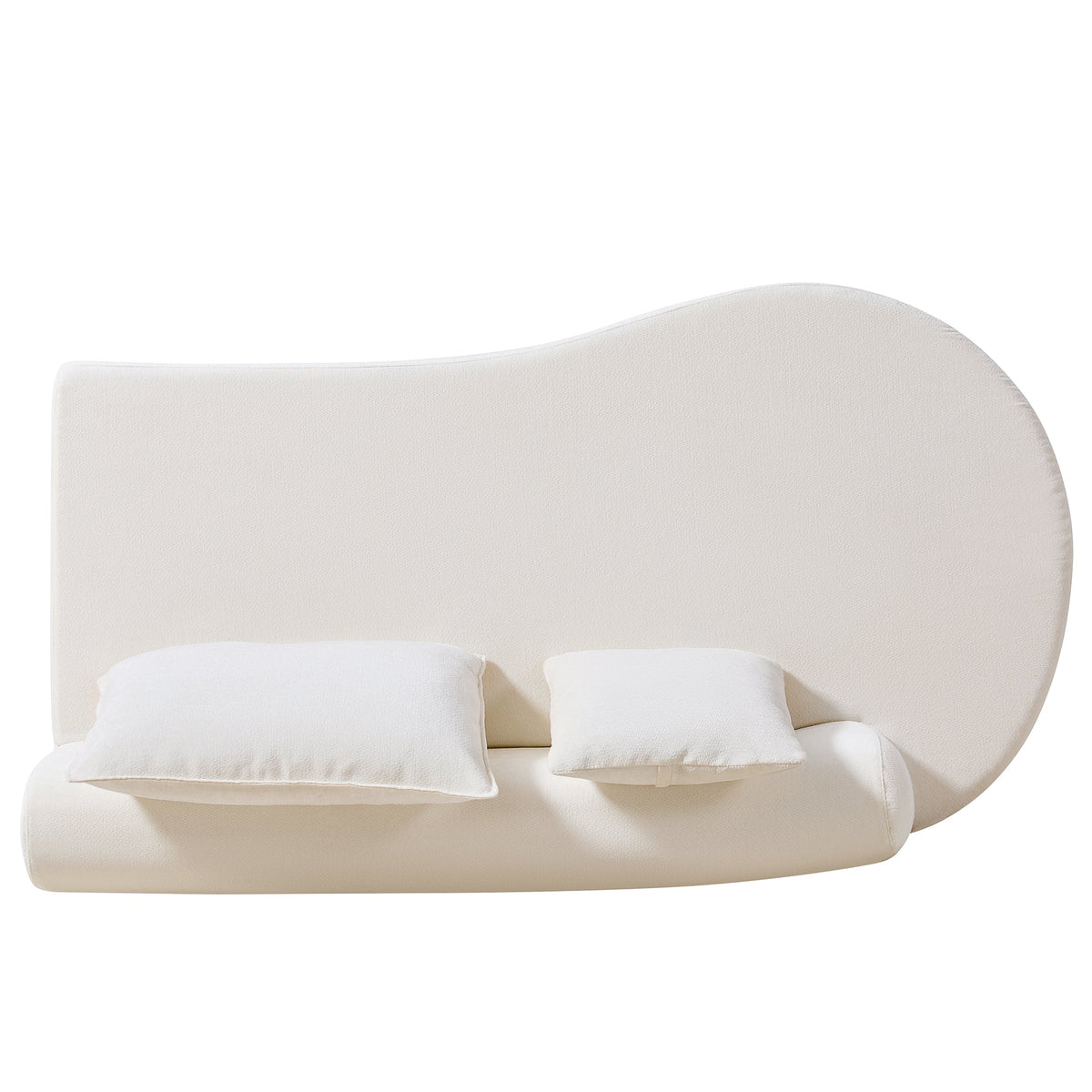 Modern Curved Modular Sectional Sofa with Modular Design - 138.6" Wide