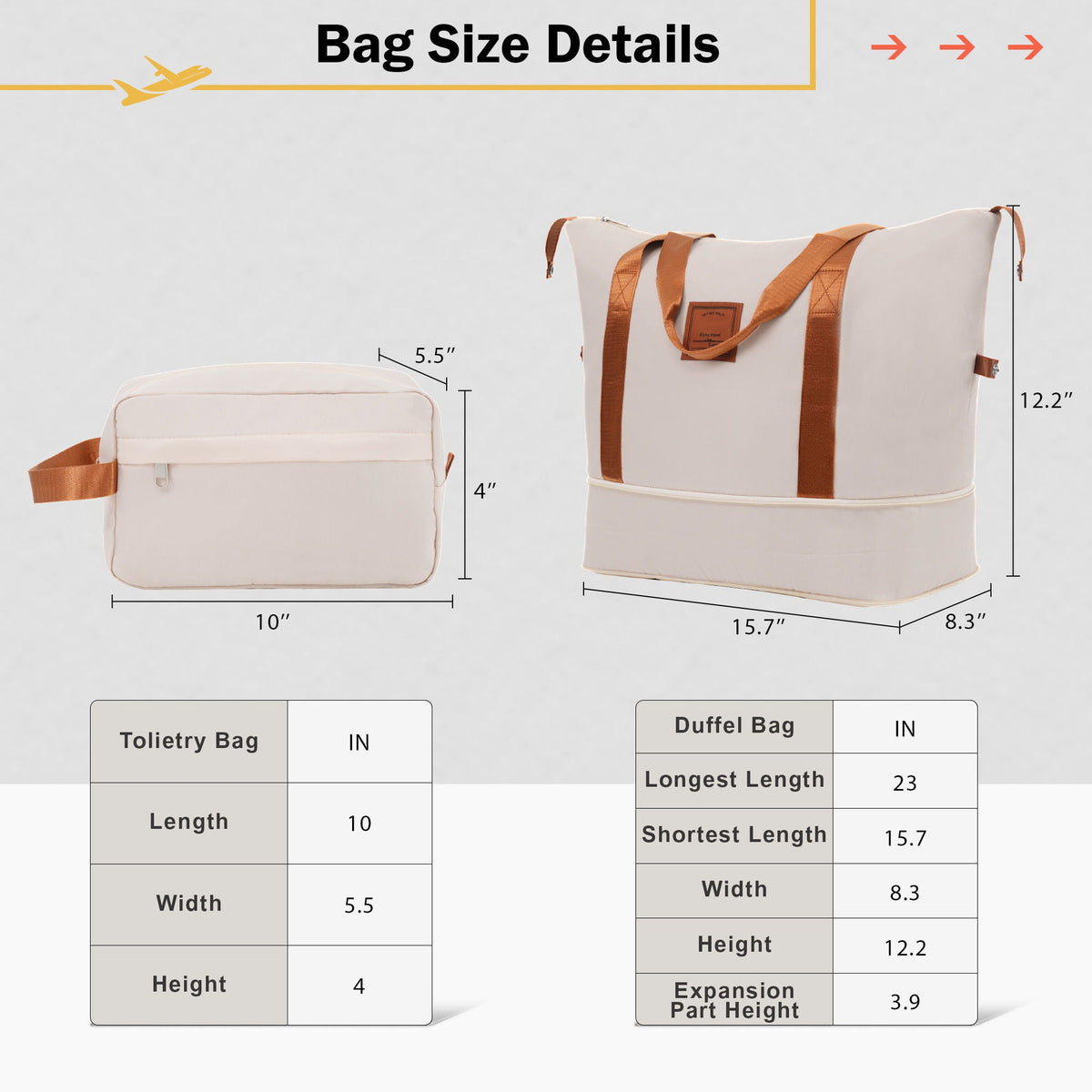 Expandable 2 Piece Luggage Set with TSA Lock and Spinner Wheels - Multiple Colors
