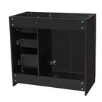 Retro Style Bathroom Vanity with Soft Closing Doors - Multiple Colors