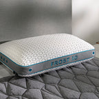 King Cooling Pillow with Dual Comfort - White