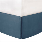 Cotton Sateen Comforter Set with Coastal Motif - Blue
