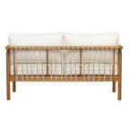 Teak Finish Acacia Wood Patio Seating