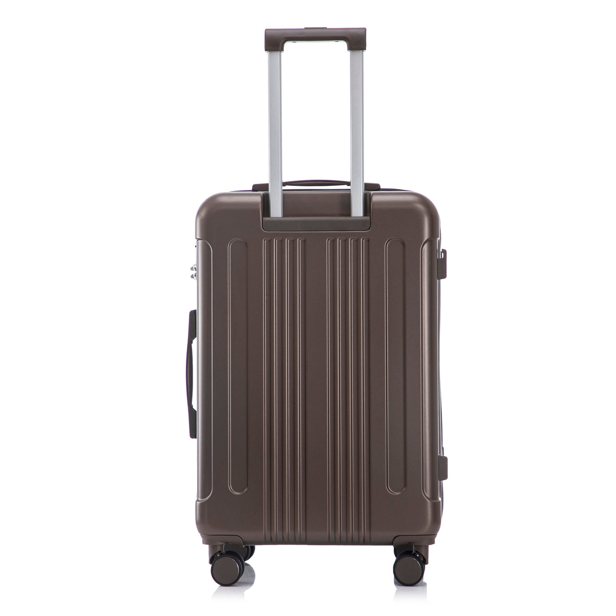 3 Piece ABS Spinner Wheel Luggage Set with Spinner Wheels - Brown