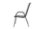 6 Piece Patio Chairs Set with Breathable Textilene Fabric - Grey
