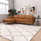Corner Sectional Sofa with Removable Cushions - Orange
