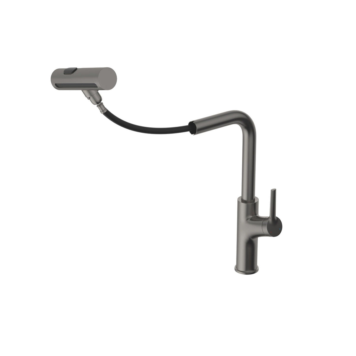 Stainless Steel Drop-In Kitchen Sink with Multi-Function Faucet - Black
