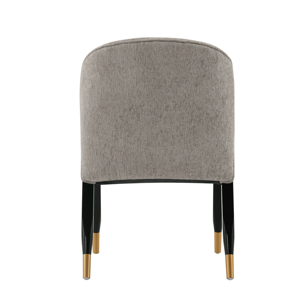 Ola Dining Chair with Solid Elm Wood Frame and High-Density Foam - Beige, Gray, or Dark Gray