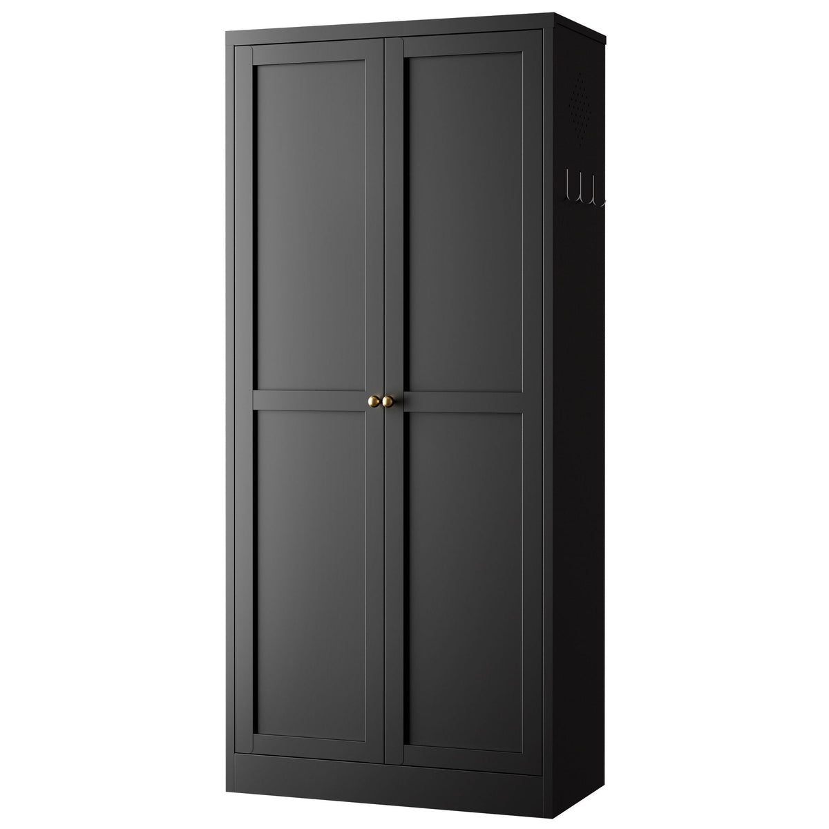 Kitchen Pantry Cabinet With 4 Adjustable Shelves