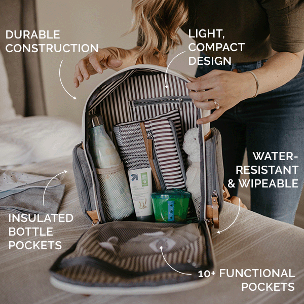 Parker Baby Co. Birch Bag Mini Diaper Backpack