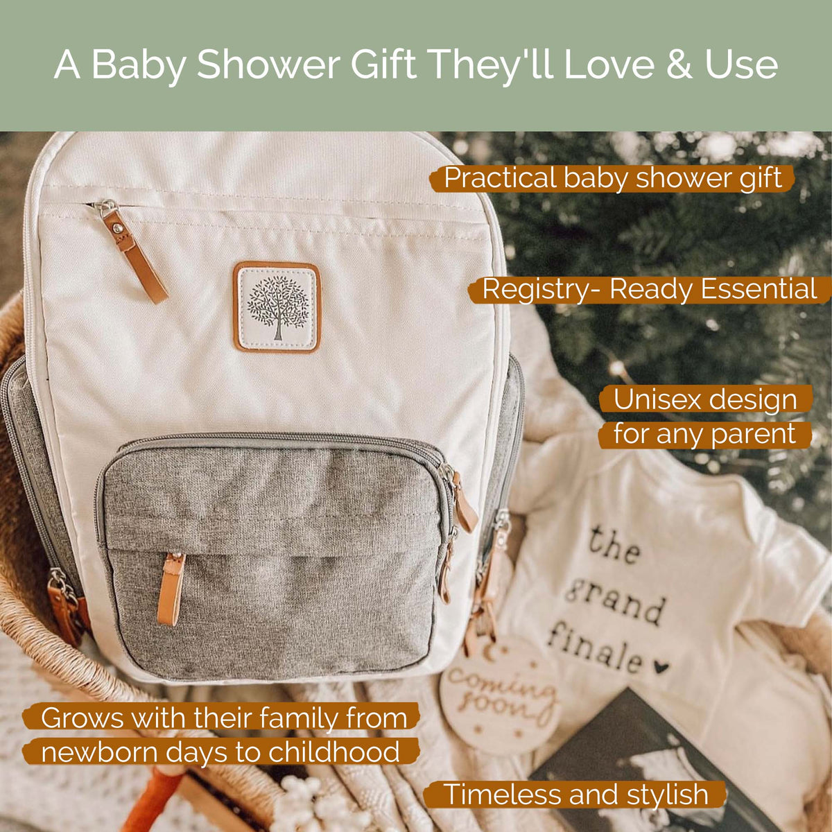 Parker Baby Co. Birch Bag Mini Diaper Backpack