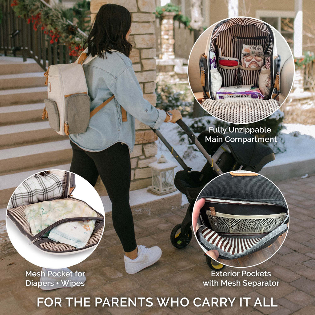 Parker Baby Co. Birch Bag Mini Diaper Backpack