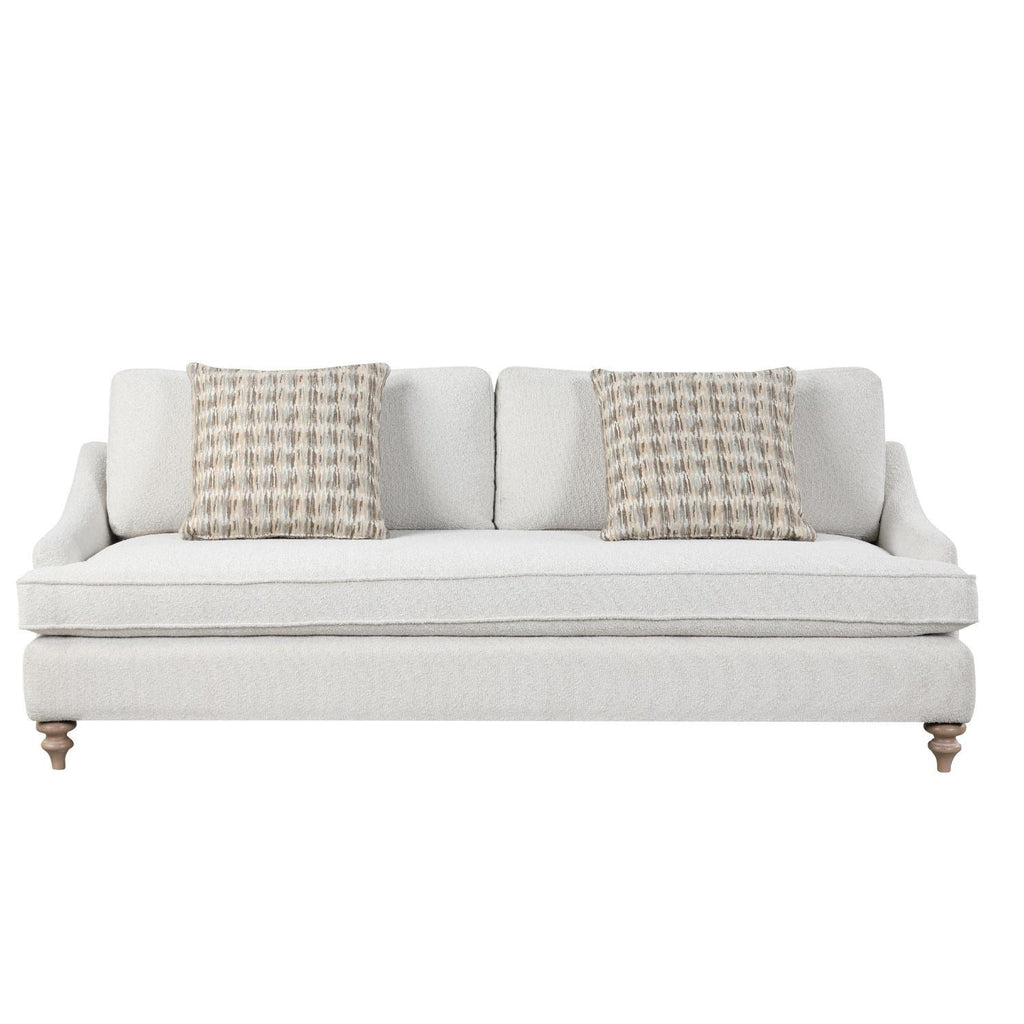 Off White Sofa Single with Reversible Cushion and 2 Pillows