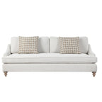 Off White Sofa Single with Reversible Cushion and 2 Pillows