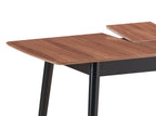 Lanae Dining Table with Extension Butterfly Leaf - Natural & Black