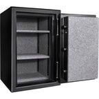 Fireproof Protection Safe Vault with Advanced Locking Mechanism - Black