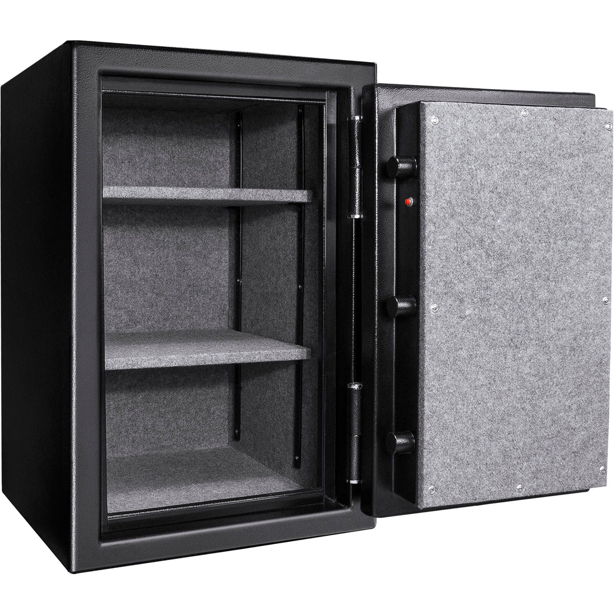 Fireproof Protection Safe Vault with Advanced Locking Mechanism - Black