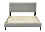Channel Bed with USB Charging Ports - Dark Gray