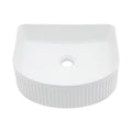 Vessel Bathroom Sink with Modern Design - White