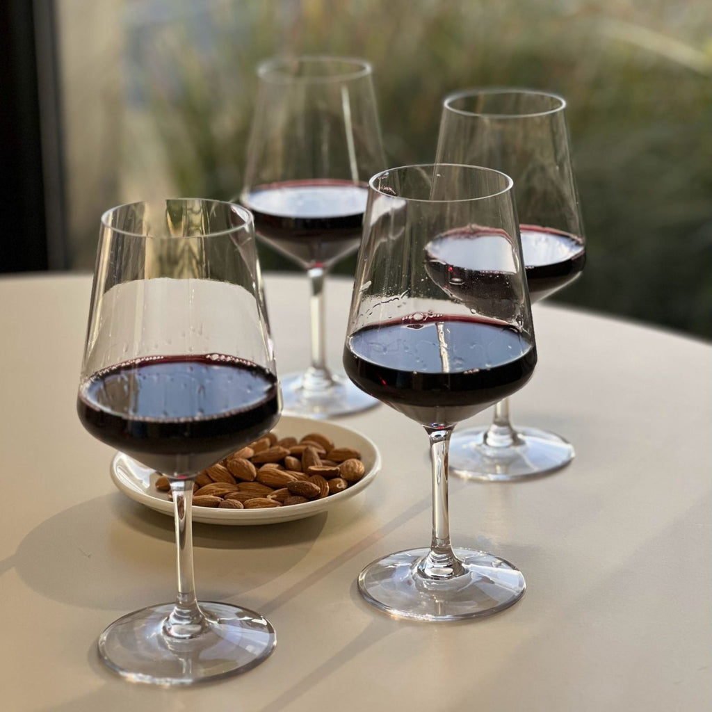 Unbreakable Tritan Wine Glass Set with Shatterproof Design - Clear
