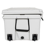 110 Quart Heavy-Duty Cooler with 2.4" Foam Insulation - White