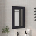 Medicine Cabinet with Mirror and 3 Shelves - Engineered Wood