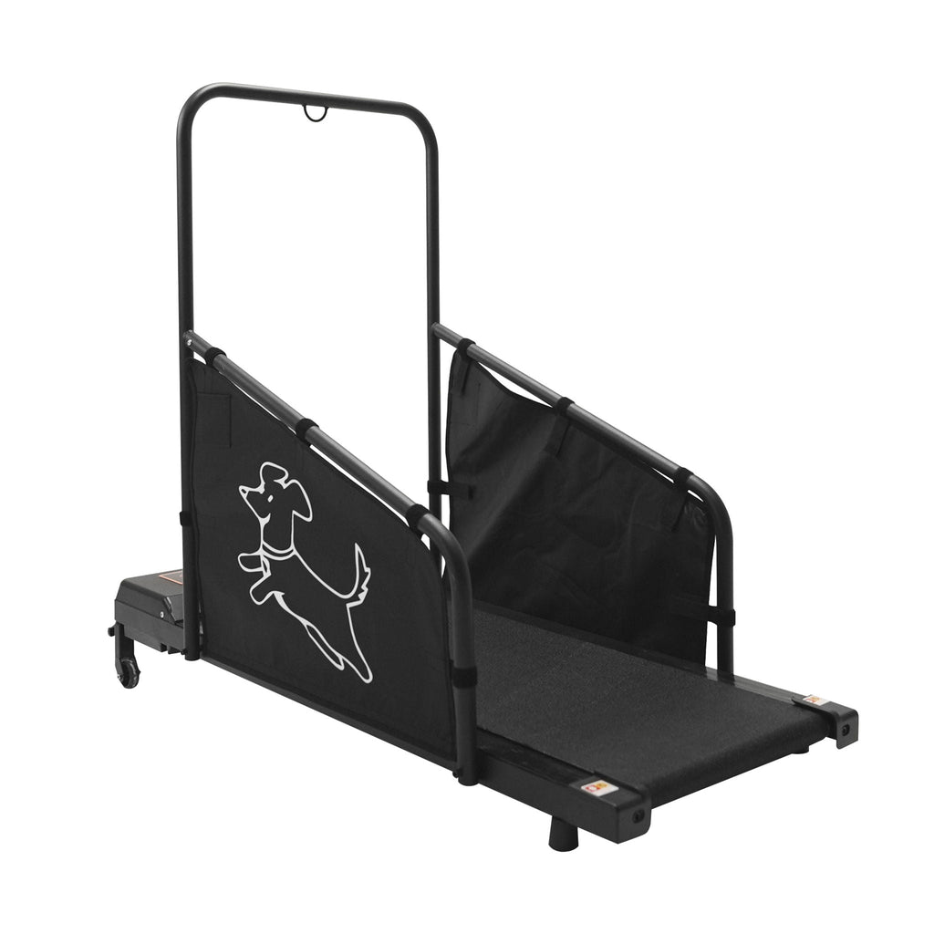 Dog Treadmill for Medium Dogs with Non-Slip Belt and Remote Control - Black