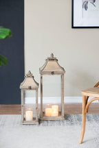 Ivory Candle Lantern Decorative Set