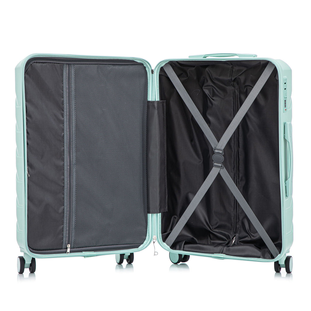 3 Pieces Set Spinner Wheel Luggage With Combination Lock