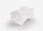 White Cooling Knee Pillow with Ergonomic Support - BEDGEAR