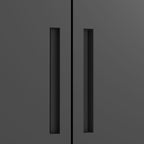 Steel Garage Storage Cabinet with Adjustable Shelves and Lock – Black or White