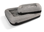 Performance Dog Bed with Ventilated Foam - Grey