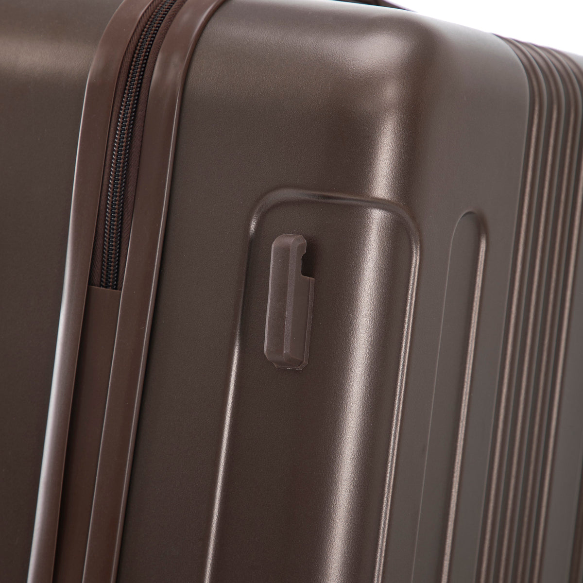 3 Piece ABS Spinner Wheel Luggage Set with Spinner Wheels - Brown