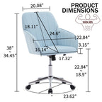 Adjustable Ergonomic Office Chair with Swivel Backrest Seat - Multiple Colors