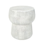 Outdoor Patio Accent Table with Crack Process - Magnesium Oxide Finish