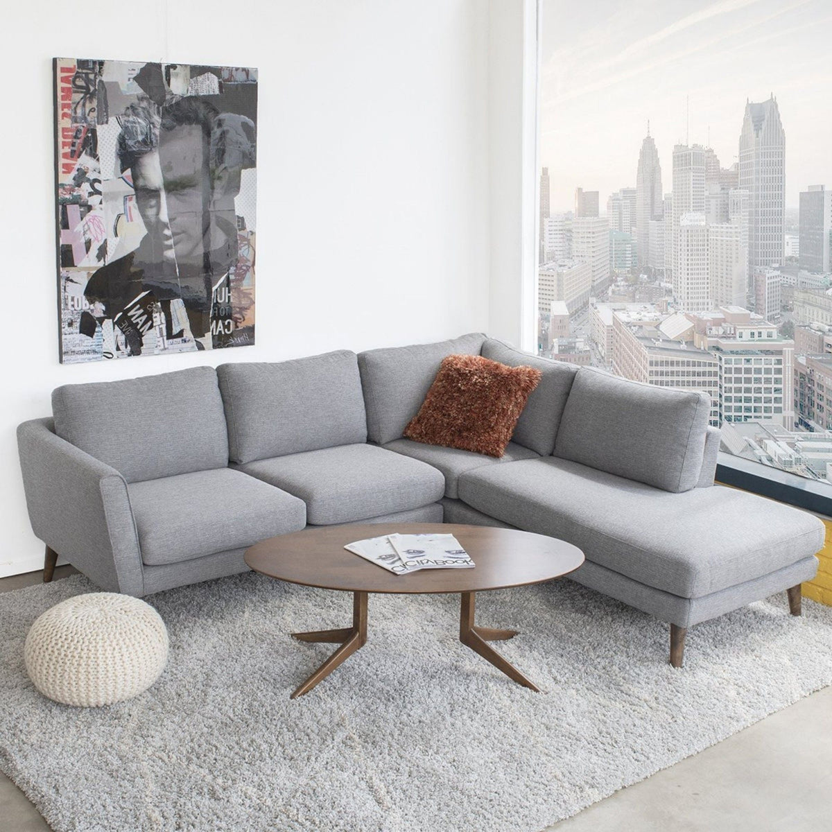 Benson Sectional Sofa With Chaise - Multiple Colors