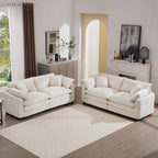 Oversized Deep-Seat Fabric Sofa & Chair Sets
