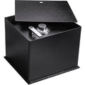 0.89 Cubic Ft Floor Safe with Combination Lock - Black
